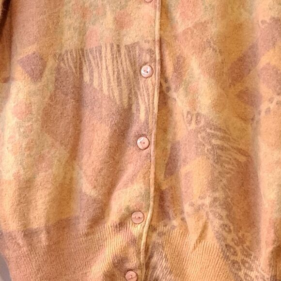 Plaza Sweaters Made in Argentina Cottage Core, Granny Core Button Up Sweater - - Picture 4 of 16